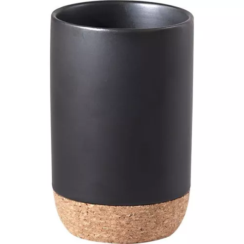 Аксессуары: Gedy G-Ilary  настольный керамический стакан  черная матовая керамика 1 в магазине Акватория