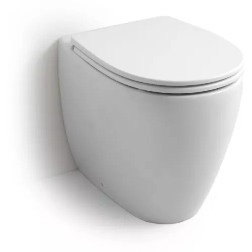 Санфаянс: Напольный унитаз White Ceramic Basic W0201FM серый матовый 1 в магазине Акватория
