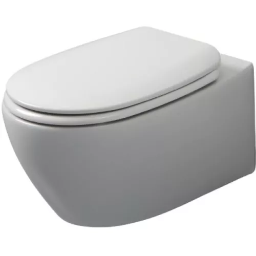 Санфаянс: Подвесной унитаз White Ceramic Basic W0203FM серый матовый 1 в магазине Акватория