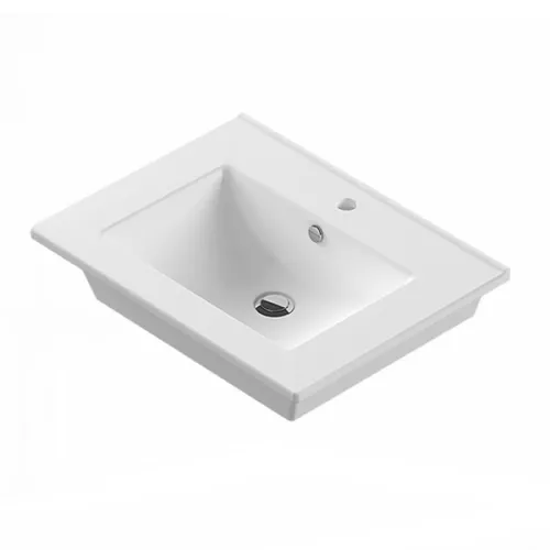 COMFORTY. Тумба-умывальник "Марио-60/75 " дуб дымчатый /сосна с раковиной Quadro 60/75, Выбрать размер: 60, Выбрать цвет: Дуб дымчатый, Комплектация: раковина Quadro 60, изображение 8