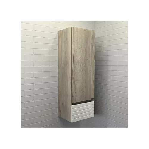 COMFORTY. Шкаф-колонна "Страсбург-35" дуб дымчатый, изображение 3