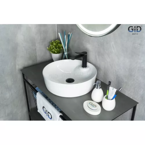 Накладная белая раковина для ванной Gid D1306, изображение 3