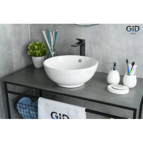 Накладная белая раковина для ванной Gid N9002, изображение 4