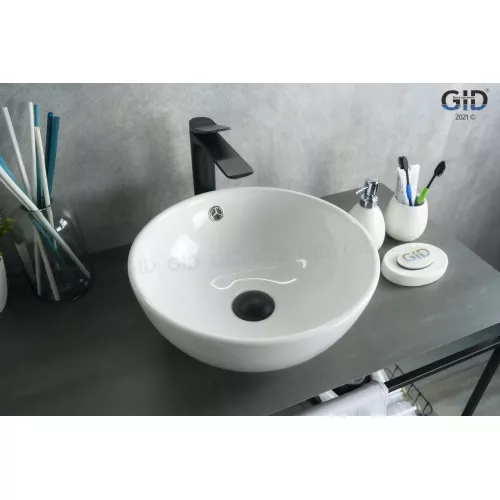 Накладная белая раковина для ванной Gid N9002, изображение 2