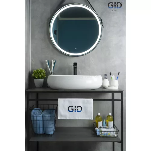 Накладная белая раковина для ванной Gid N9030a, Выбрать цвет: Белый, изображение 3