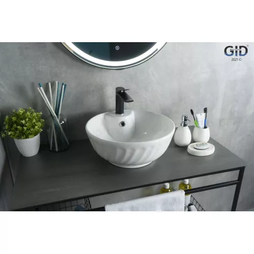 Накладная белая раковина для ванной Gid N9074