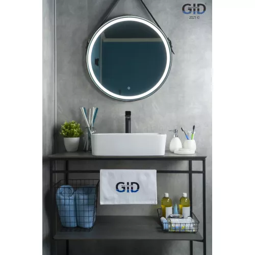 Накладная белая раковина для ванной Gid N9103, Выбрать цвет: Белый, изображение 3