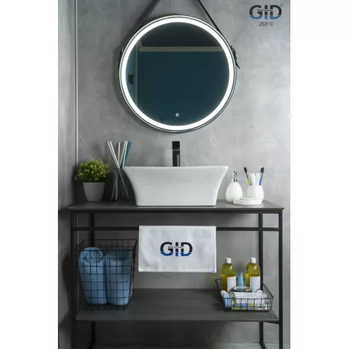 Накладная белая раковина для ванной Gid N9108, изображение 3