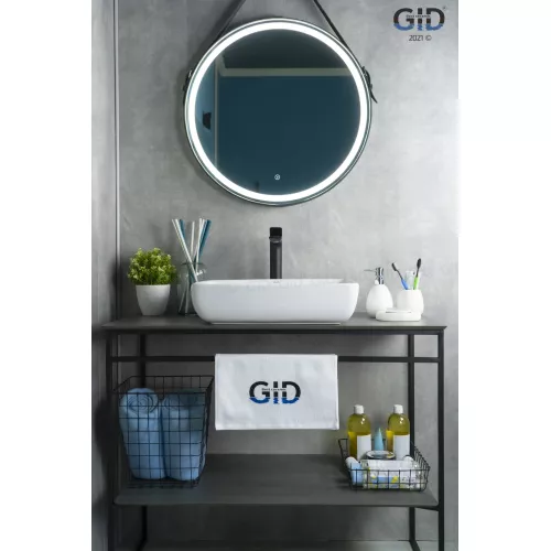 Накладная белая раковина для ванной Gid N9132, изображение 2