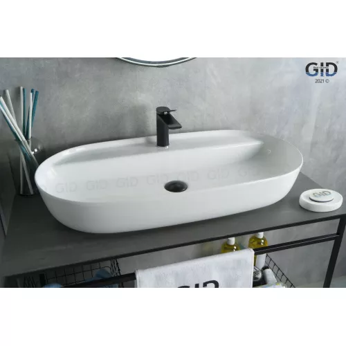 Накладная белая раковина для ванной Gid N9347