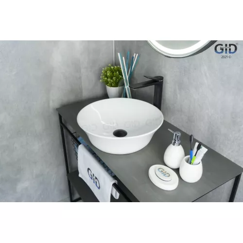 Накладная белая раковина для ванной Gid N9381, изображение 2