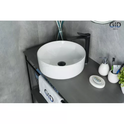 Накладная белая раковина для ванной Gid N9425, изображение 2