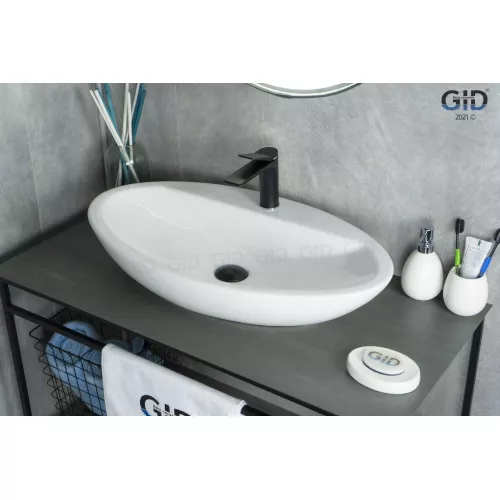 Накладная белая раковина для ванной Gid N9435, изображение 2