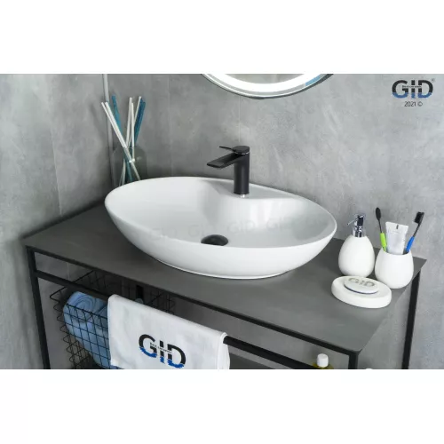 Накладная белая раковина для ванной Gid N9438, изображение 2
