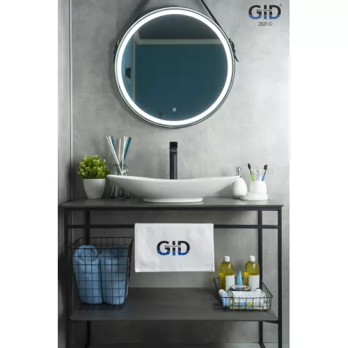 Накладная овальная раковина для ванной Gid N9811, Выбрать цвет: Белый, изображение 3