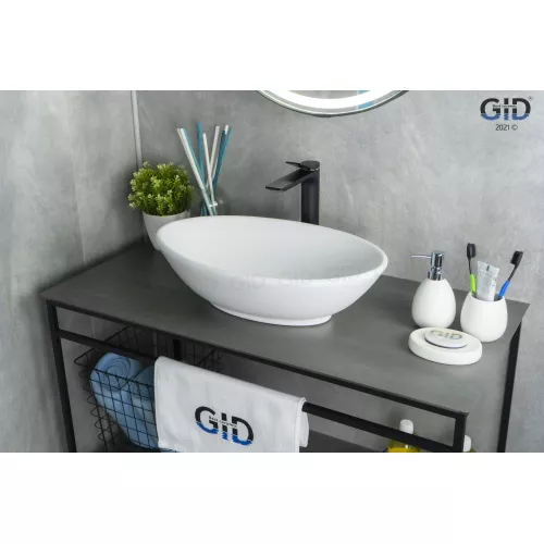 Накладная белая раковина для ванной Gid Wm9021, изображение 2