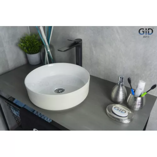 Накладная цветная раковина для ванной Gid D1357h028, изображение 3