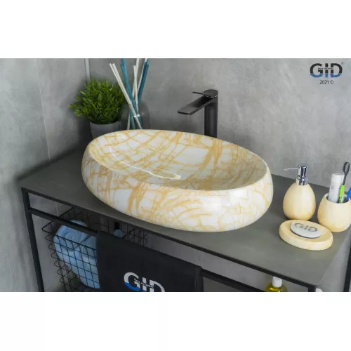 Накладная раковина для ванной под камень Gid Mnc167, изображение 2