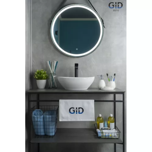 Накладная белая матовая раковина для ванной Gid N900, изображение 2