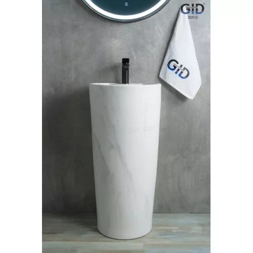 Напольная раковина для ванной Gid Nb131ws, Выбрать цвет: Под камень матовый, изображение 2