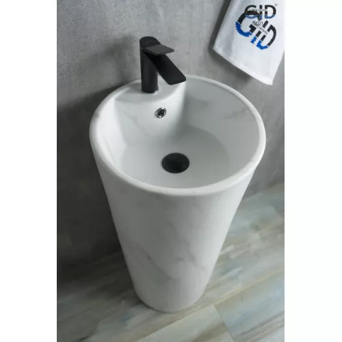 Напольная раковина для ванной Gid Nb131ws, Выбрать цвет: Под камень матовый, изображение 3