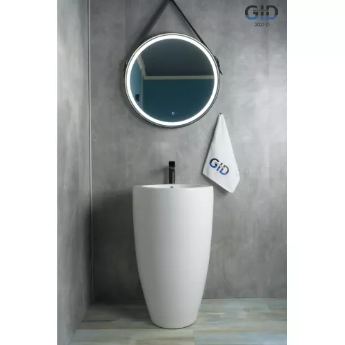 Напольная белая раковина для ванной Gid Nb133, изображение 2