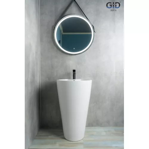 Напольная белая раковина для ванной Gid Nb136, изображение 2