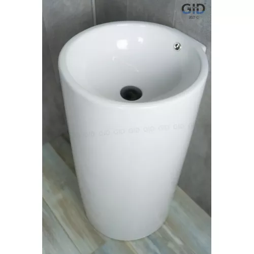 Напольная белая раковина для ванной Gid Nb163, изображение 2