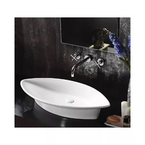 Санфаянс: Накладная белая раковина для ванной Gid Tr4048 1 в магазине Акватория