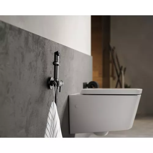 Смеситель Lemark Solo LM7166BL с гигиеническим душем, встраиваемый, изображение 3