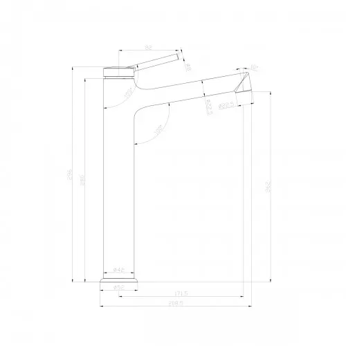 Смеситель Lemark Minima LM3809C для раковины, изображение 2