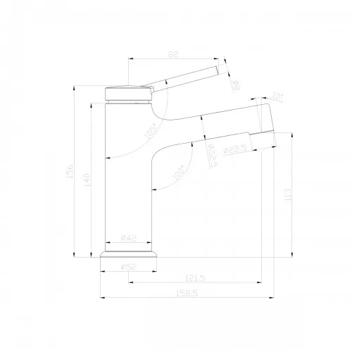 Смеситель Lemark Minima LM3806C для раковины, изображение 2
