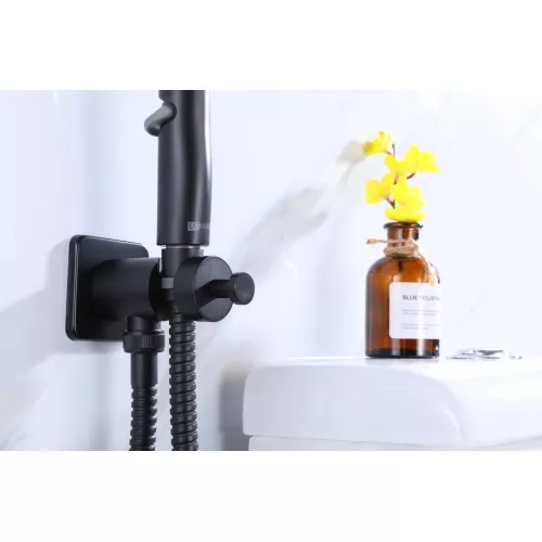 Смеситель Lemark Ursus LM7219BL с гигиеническим душем, встраиваемый, изображение 5