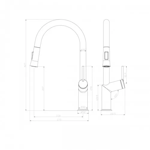 Смеситель Lemark Minima LM3850C для кухни, изображение 2