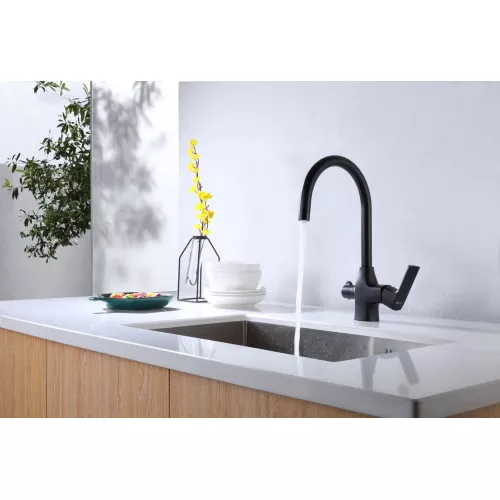 Смеситель Lemark Ursus LM7261BL для кухни с подключением к фильтру с питьевой водой, изображение 3