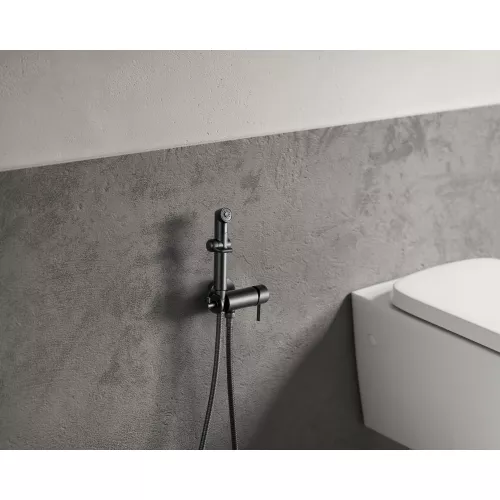 Смеситель Lemark Solo LM7166BL с гигиеническим душем, встраиваемый, изображение 2