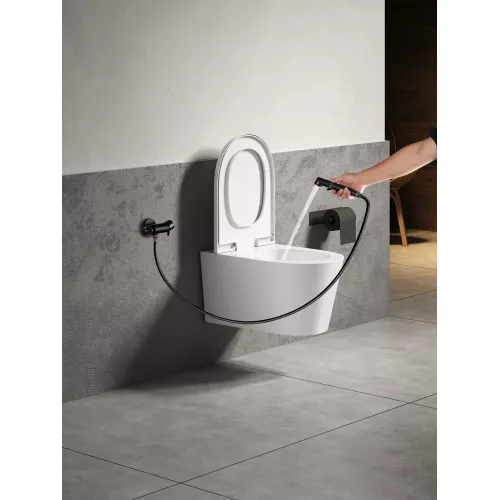 Смеситель Lemark Solo LM7166BL с гигиеническим душем, встраиваемый, изображение 4