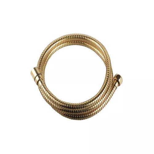 Шланг душевой Lemark  двухзагибный 15 м TURN-FREE латунь покрытие золото