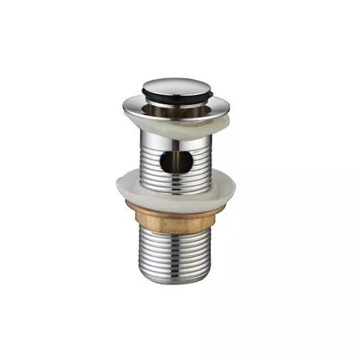 Донный клапан для раковины CeramaLux RD013 хром с переливом , изображение 2