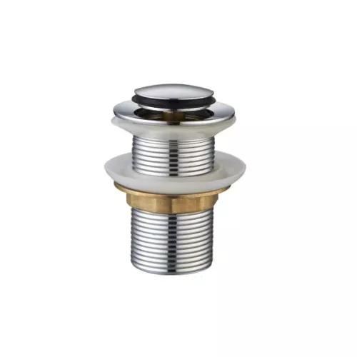 Донный клапан для раковины CeramaLux RD014 хром без перелива , изображение 2