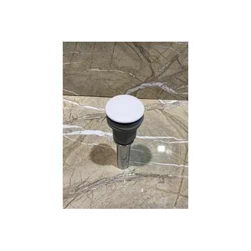 Донный клапан для раковины CeramaLux RD020 белый керамический универсальный, изображение 4