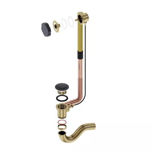 Слив перелив Timo 8003/03 черный, изображение 2