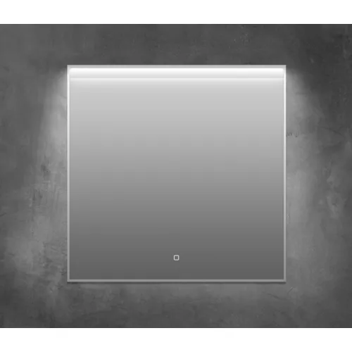 Мебель для ванной: Зеркало BelBagno в алюминиевой раме с подсветкой с сенсорным выключателем UNO 1 в магазине Акватория