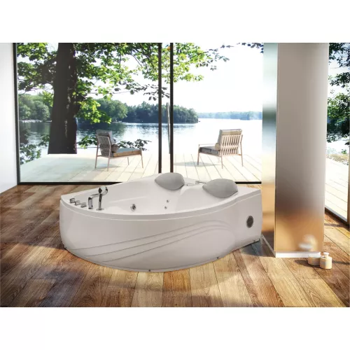 Ванна акриловая гидромассажная Black&White GB 5005 175*160, изображение 7