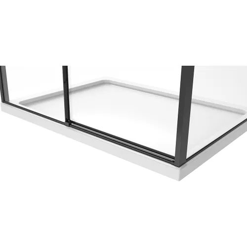 Душевой угол Black & White S898, Выбрать размер: 80x120, изображение 3