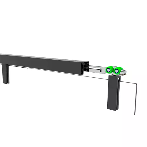 Душевой угол Black & White S898, Выбрать размер: 80x120, изображение 2