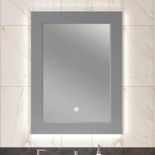 Мебель для ванной: Зеркало OPADIRIS Луиджи-70 серый 1 в магазине Акватория