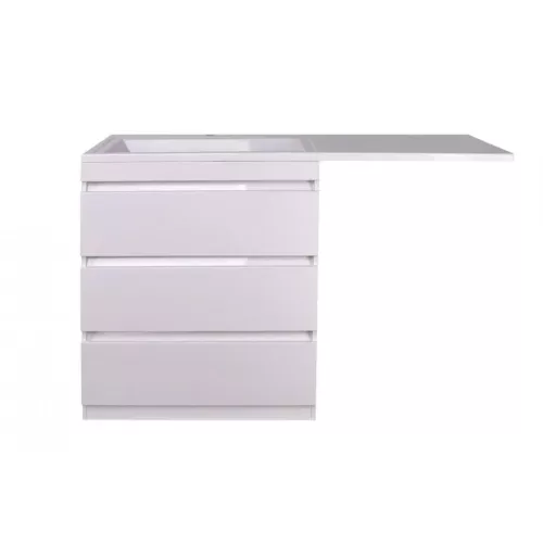 Тумба напольная 3 ящика с раковиной Style Line  Даллас  левая/правая, Выбрать размер: 150, изображение 5