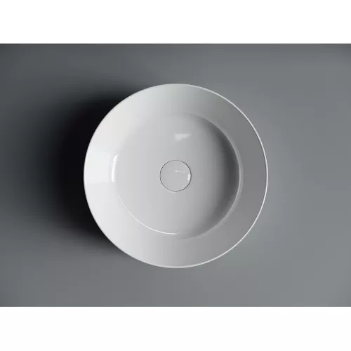 Умывальник чаша накладная круглая Element 370*370*110мм CN6020, изображение 3