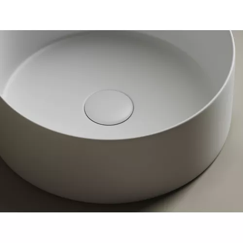 Умывальник чаша накладная круглая Ceramica Nova Element CN6032, Выбрать цвет: Белый матовый, изображение 2